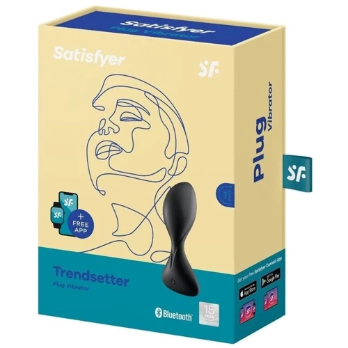 Анальная смарт-пробка с вибрацией Satisfyer Trendsetter Black: Для кого Унисекс
