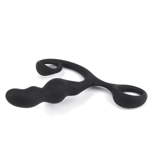 Массажер простаты LoveToy P Spot Plug Black: Материал Силикон