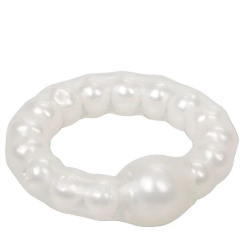 Кільце на пеніс Pearl Beaded Prolong Ring, білий: Для кого Для чоловіків