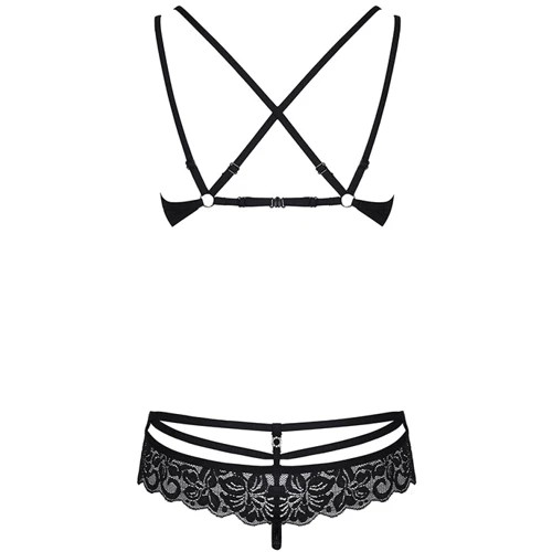 Комплект Obsessive 860-SET-3 set, чорний, L / XL фото 3