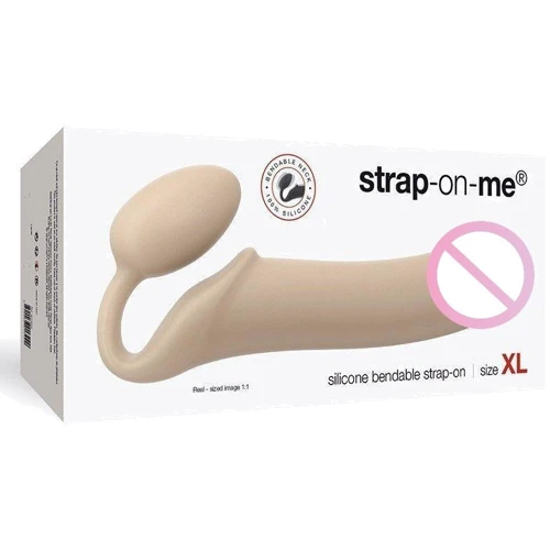 Страпон Strap-On-Me Flesh XL: Наличие вибрации Нет