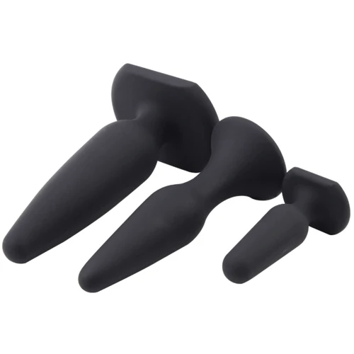 Набор анальных пробок CHISA Black Mont Anal Trainer Kit Black фото 6