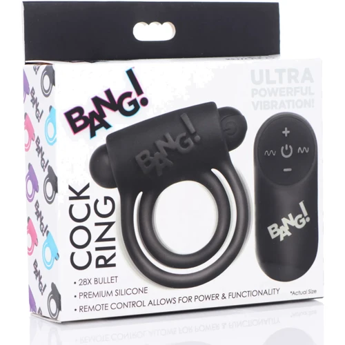 Эрекционное кольцо BANG! Remote Control Vibrating Cock Ring & Bullet: Для кого Для мужчин