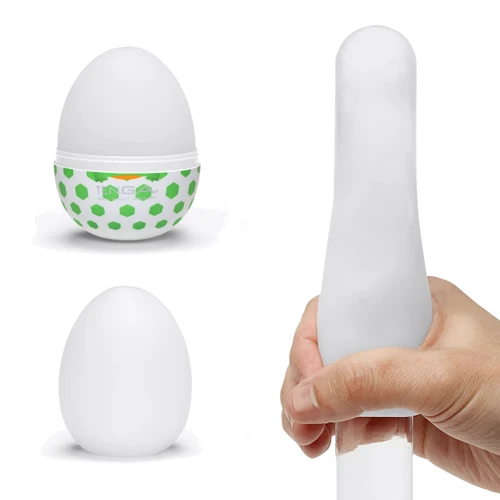 Мастурбатор-яйцо Tenga Egg Stud с шестиугольными выступами: Тип Яйцо