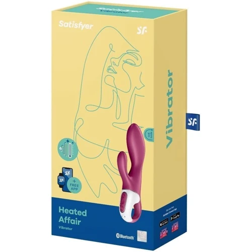 Смарт вібратор-кролик із підігрівом Satisfyer Heated Affair: Призначення Вагінальні