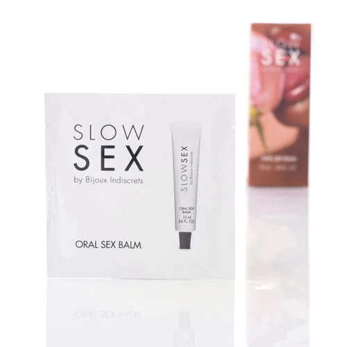 САШЕТ Бальзам для орального сексу ORAL SEX BALM Slow Sex, 2мл Bijoux Indiscrets (Іспанія)