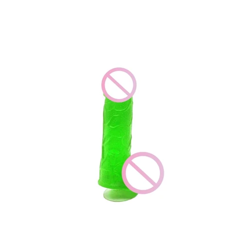 Крафтовое мыло-член с присоской Чистый Кайф Green size S натуральное
