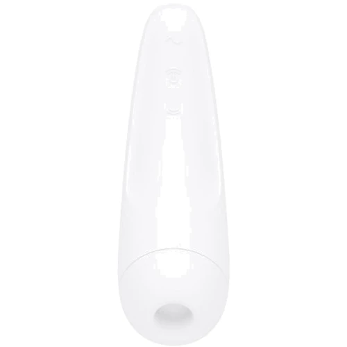 Вакуумный клиторальный стимулятор Satisfyer Curvy 2+ White: Тип управления Кнопочное