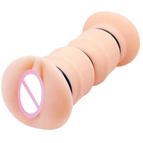Мастурбатор-вагина с двумя входами и вибрацией Crazy Bul - Emma Double Vagina (BM-009148ZH)
