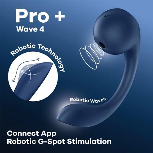 Вібратор Satisfyer Pro+ Wave 4 Connect App: Для кого Для женщин