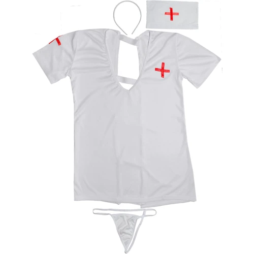 Ігровий костюм Медсестра NDS 3021 White/Red M/L (13973) фото 9