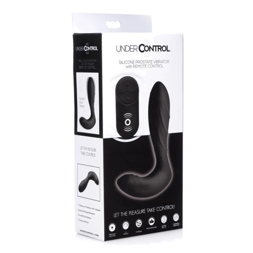 Массажер простаты Silicone Prostate Vibrator with Remote Control с дистанционным управлением: Материал Силикон