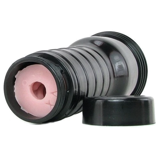 Мастурбатор Fleshjack Vibro Pink Bottom Touch: Материал Киберкожа