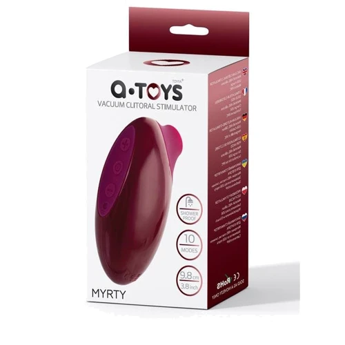 Вакуумний кліторальний стимулятор A-Toys Myrty, burgundy: Для кого Для жінок