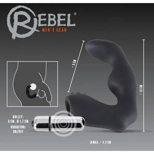 Вибростимулятор простаты Orion Rebel Prostate Stimulator: Материал Силикон