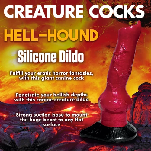 Фантазійний фалоімітатор Пекельна Гонча Creature Cocks Hell-Hound Canine Silicone Dildo: Призначення Вагинальные