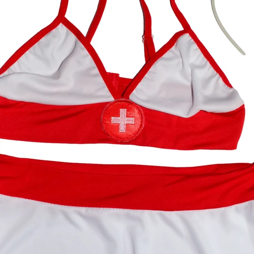 Игровой костюм Медсестра NDS 225 White/Red M/L (23609): Размер Универсальный