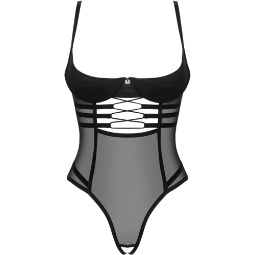 Боді Obsessive Roxelia crotchless teddy XL/2XL: Матеріал Полиамид