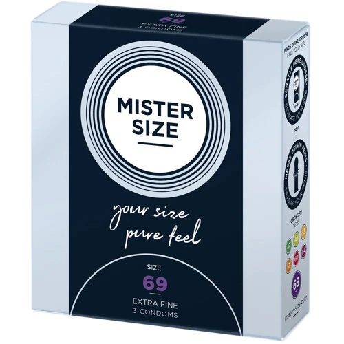 Презервативы Mister Size 69 (3 pcs): Толщина, мм 0.05