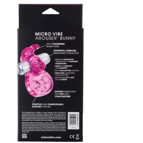 Ерекційне віброкільце CalExotics Micro Vibe Arouser Bunny: Для кого для пари