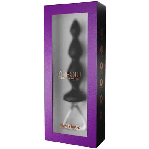 Анальная цепочка Adrien Lastic Arrow II Black: Тип Анальные цепочки, бусы