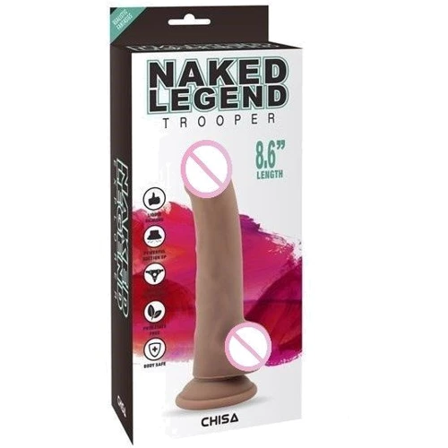 Фаллоимитатор CHISA Naked Legend Trooper 8.6" Brown: Назначение Вагинальные