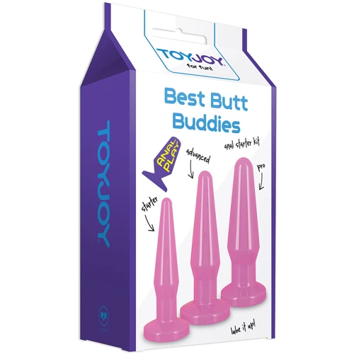 Набор анальных пробок Best Butt Buddies, розовый: Для кого Унисекс
