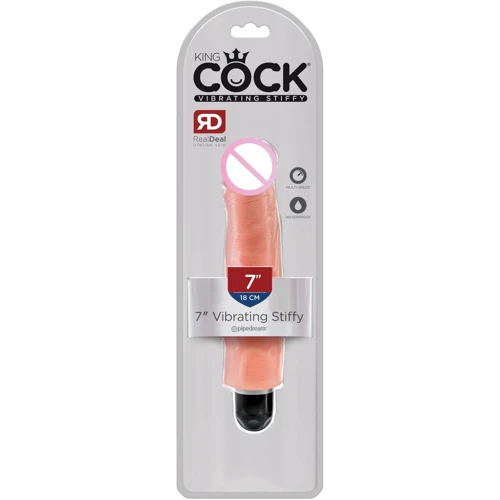 Фалоімітатор Pipedream King Cock 7" Vibrating Stiffy (PD552221): Призначення Вагинальные