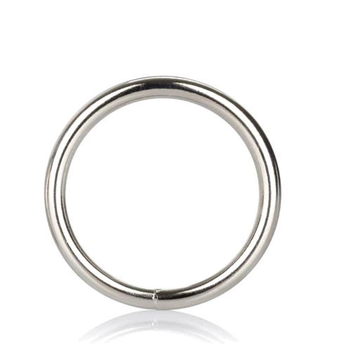 CalExotics Silver Ring Large - металлическое эрекционное кольцо, 5 см