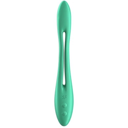 Универсальный гибкий вибратор для пар Satisfyer Elastic Game Light Green: Тип и форма Двусторонние