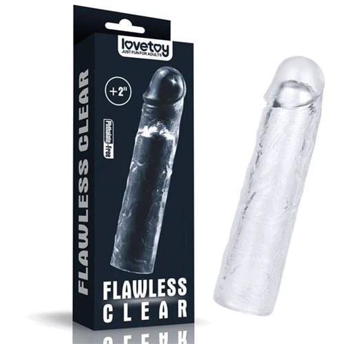 Насадка на пенис Flawless Clear Penis Sleeve Add 2'': Для кого Для мужчин