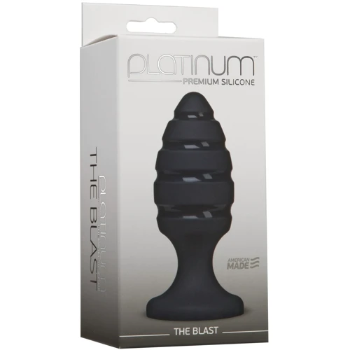 Анальный плаг со спиральным каналом Doc Johnson Platinum Premium Silicone - The Blast - Black: Для кого Унисекс