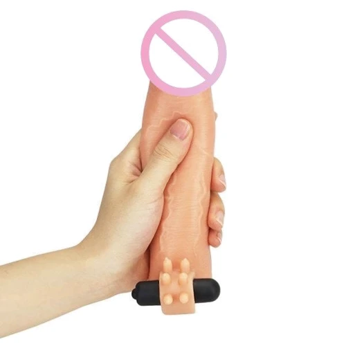 Насадка с вибрацией Add 2" Revolutionary Silicone Nature Extender, Flesh: Наличие вибрации Есть