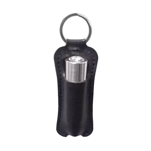 Вібропуля PowerBullet - First-Class Bullet 2.5" with Key Chain Pouch, Silver: Тип управління кнопкове