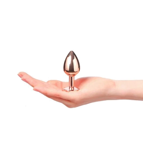 Металевий анальний затор з прикрасою у вигляді кристала Dorcel - Diamond Plug S: Матеріал Медицинский металл