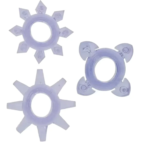 Набор колец из 3 колец на пенис - TICKLE C-RINGS PURPLE, 3006010232: Производитель Toy Joy