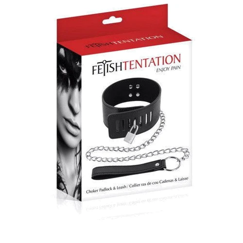 Нашийник з повідцем Fetish Tentation Padlock and Leash: Виробник Fetish Tentation