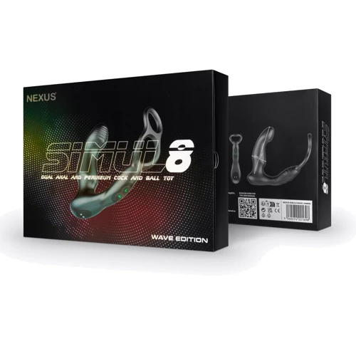 Стимулятор простаты Nexus SIMUL8 Wave Edition с эрекционным кольцом: Наличие вибрации Есть