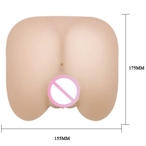 Мастурбатор LYBAILE Insatiable Ass & Pussy, Vibration, Tighten and Shrink: Матеріал TPR (термопластичная резина)