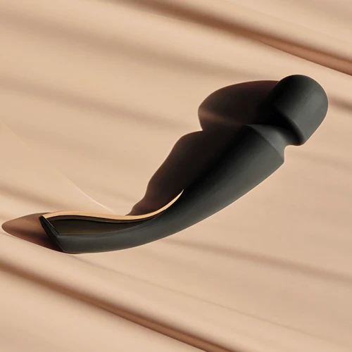 Вибромассажер LELO Smart Wand 2 Medium Black: Тип и форма Вибратор-микрофон