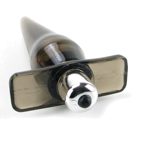 Анальный вибратор Power Buttplug, 9.5x3.5 см, черный: Тип и форма Вибромассажер