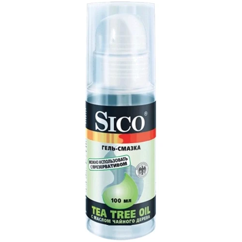 Гель-смазка SICO TEA TREE OIL с маслом чайного дерева 100 мл