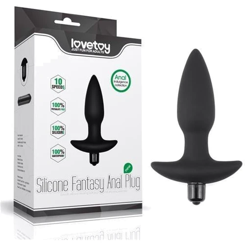 Анальная пробка с вибрацией Lovetoy Silicone Fantasy Anal Plug: Для кого Унисекс