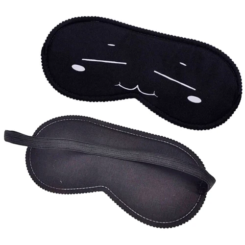 Закрытая маска на глаза Smile BLACK, SKN-C071