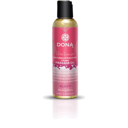 Масажне масло DONA Massage Oil FLIRTY - BLUSHING BERRY (110 мл)