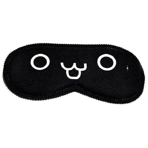 Закрита маска на очі Smile BLACK, SKN-C067: Колір чорний