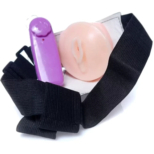 Страпон мужской с вибрацией BOSS - Adrian Hollow Strap-on vibrating 2.0, BS4600009-1: Тип Полые
