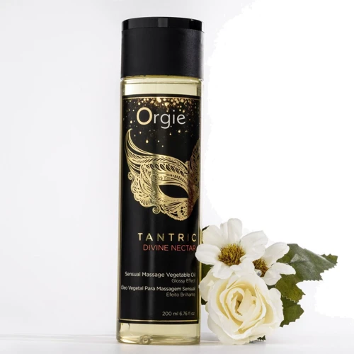 Массажное масло Orgie – Tantric Divine Nectar (200 мл), для тантрического массажа, увлажнение: Особенности С ароматом