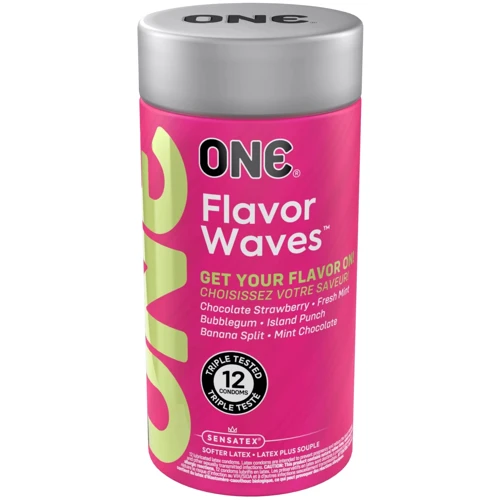 Презервативы ONE FlavorWaves, 12 шт (подарочная упаковка)