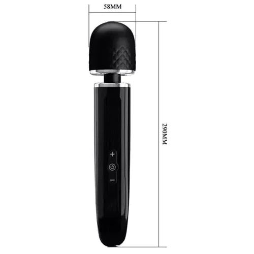 Универсальный вибромассажер Pretty Love Charming Massager Black: Тип и форма Вибратор-микрофон